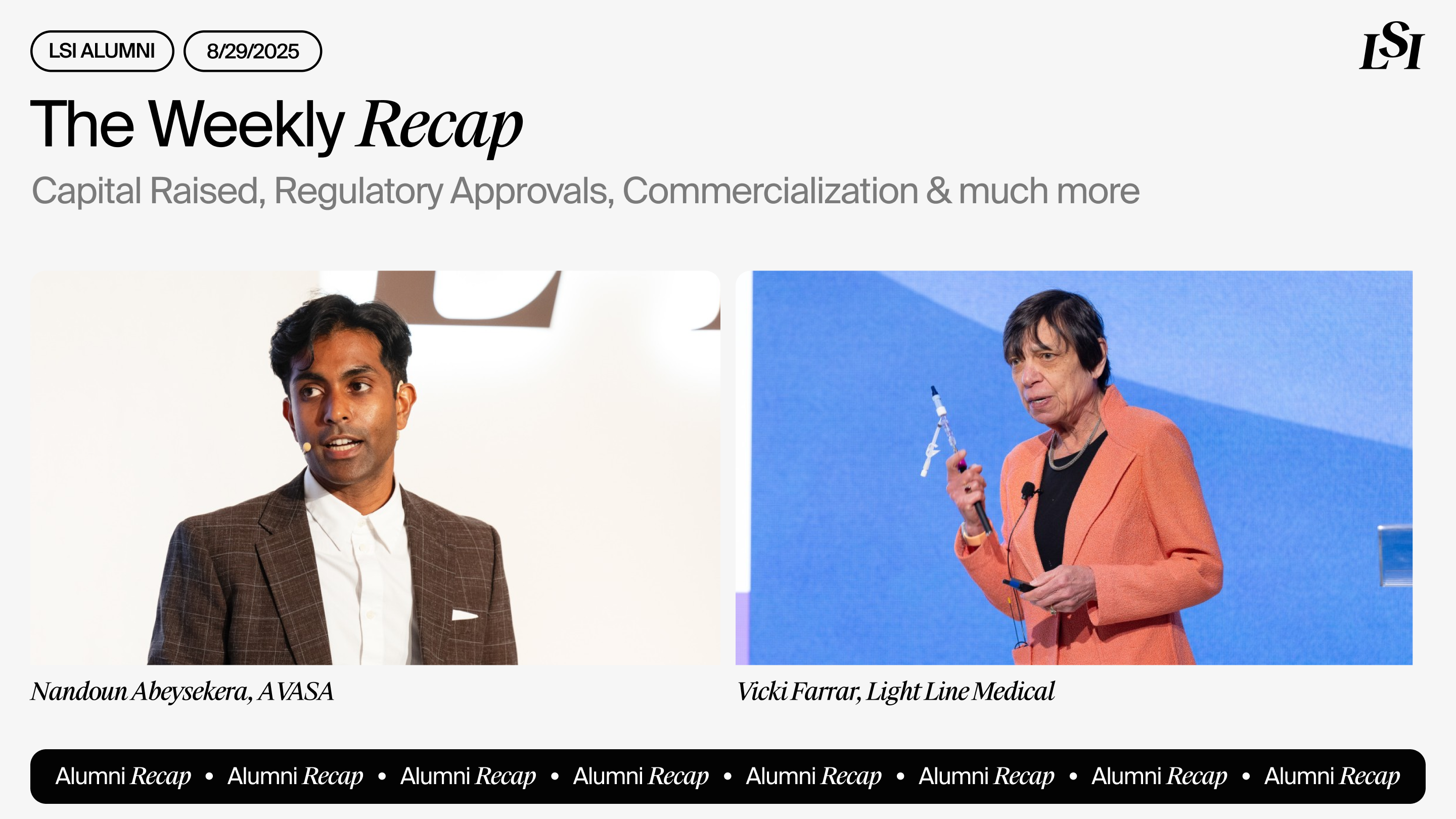 LSI’s-Weekly-Recap-featuring-milestones-from-LSI-Alumni-companies-including-AVASA-and-Light-Line-Medical