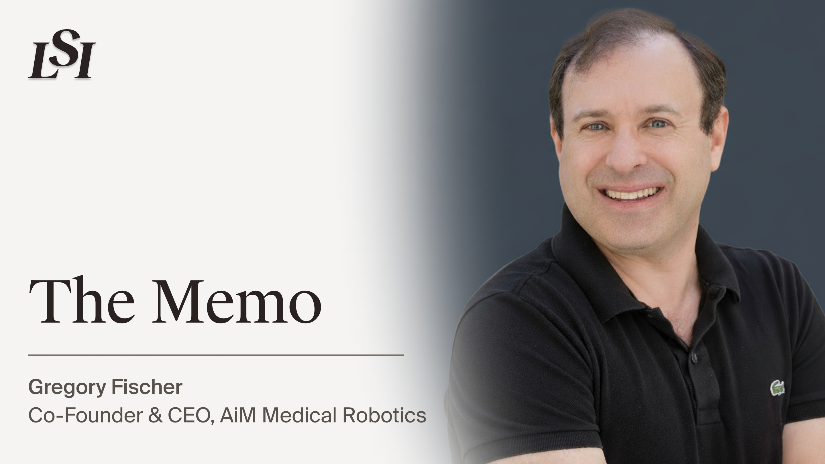 The Memo: AiM Medical Robotics Bringing Real-Time Imaging and Robotic ...
