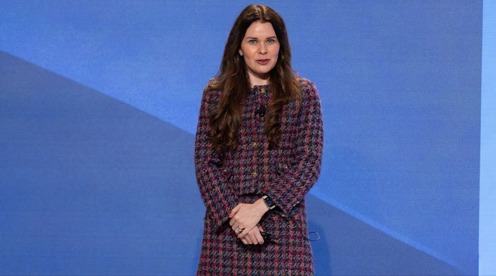 Jennifer Fried, Co-Founder and CEO of Flow Medical, on stage at LSI USA