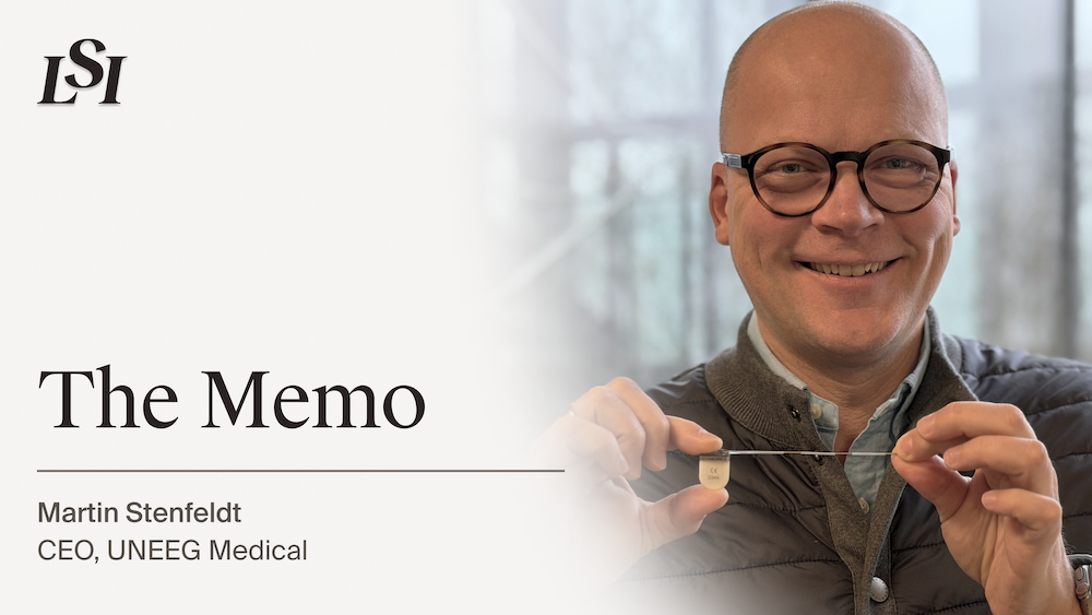 Martin Stenfeldt, CEO of UNEEG Medical