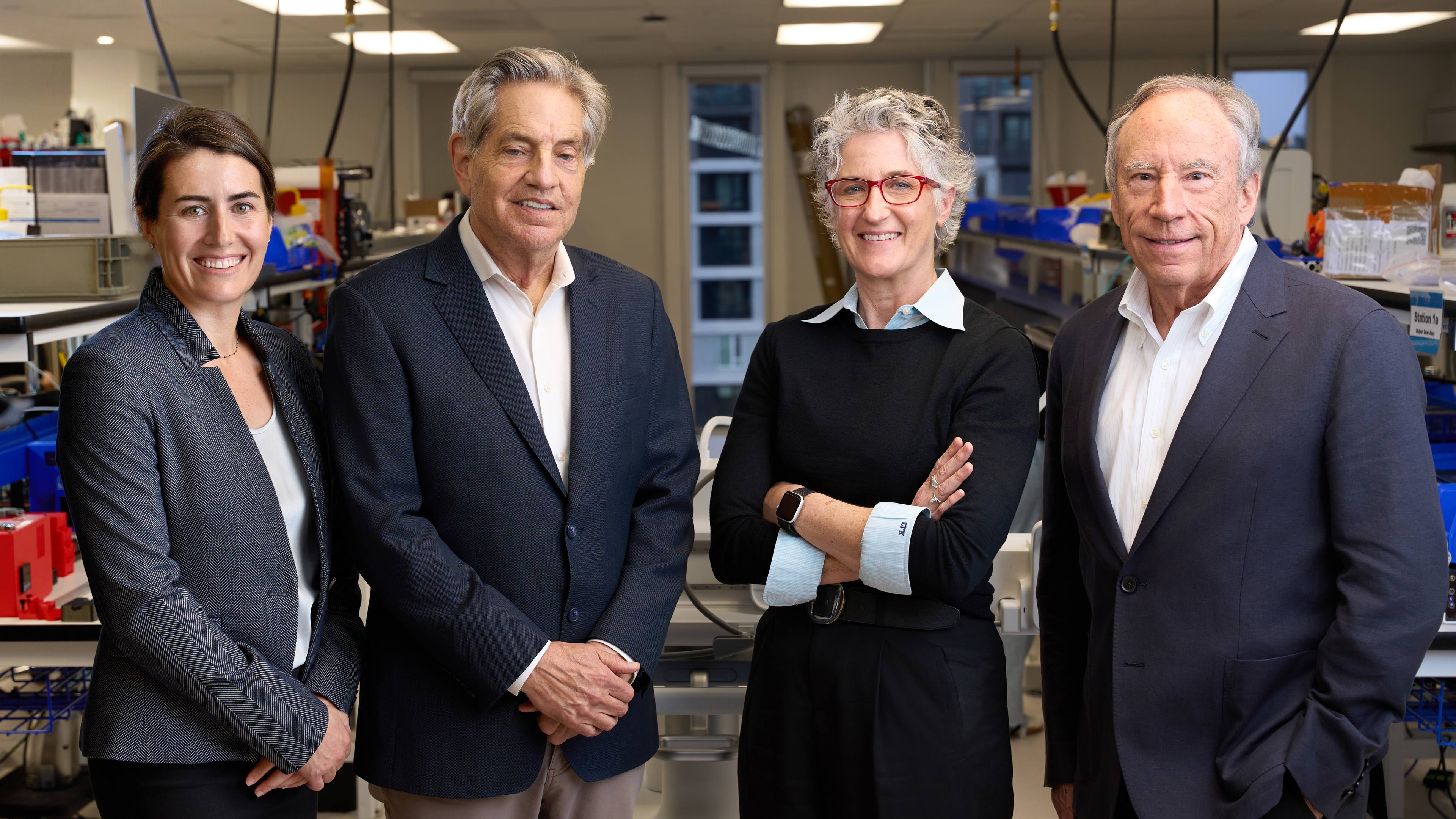 Left to right Kate Garrett Fred Moll MD Deborah Kilpatrick and Jay Watkins onsite at Neptune Medical Source Dan St Louis HeadShots Inc