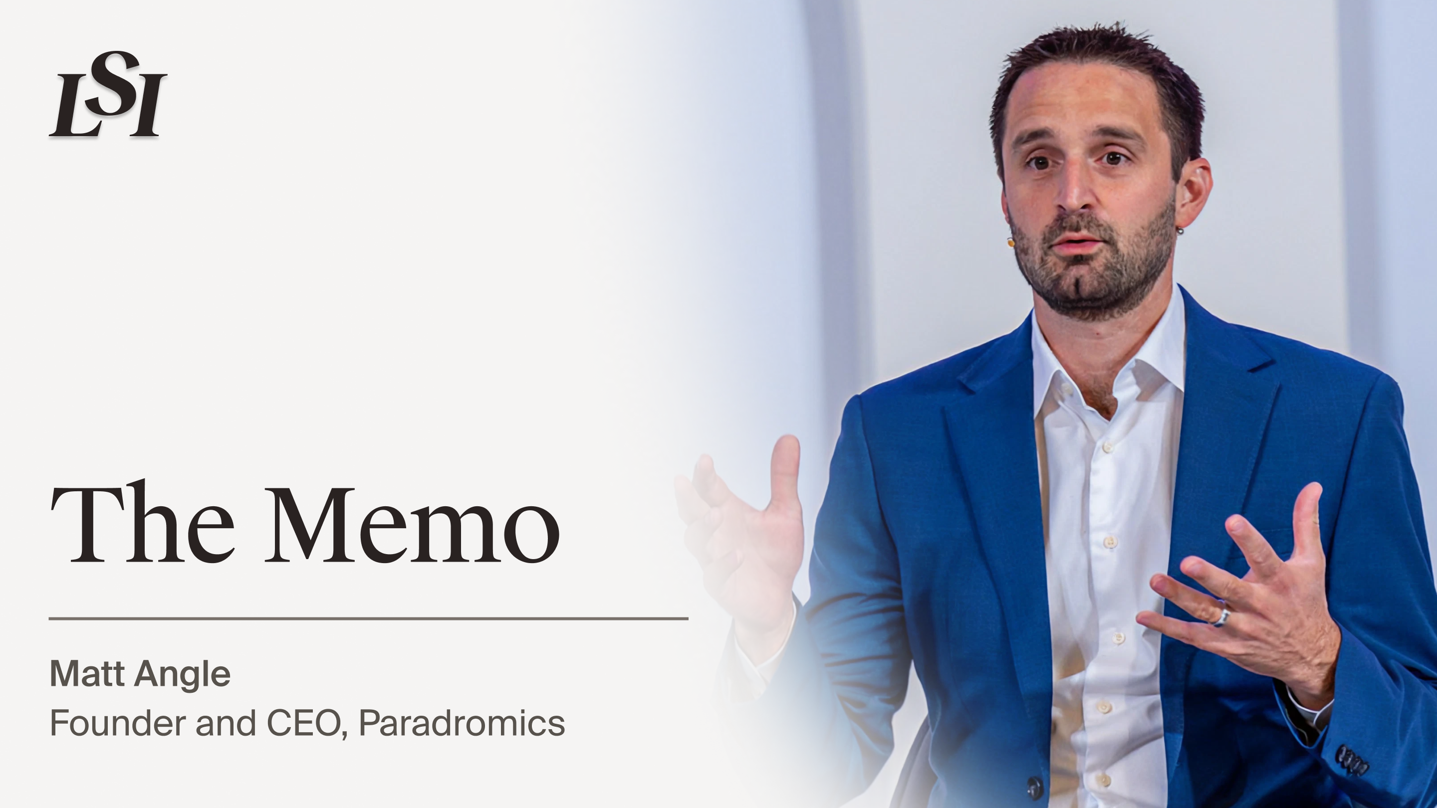 Matt Angle, Founder and CEO of Paradromics