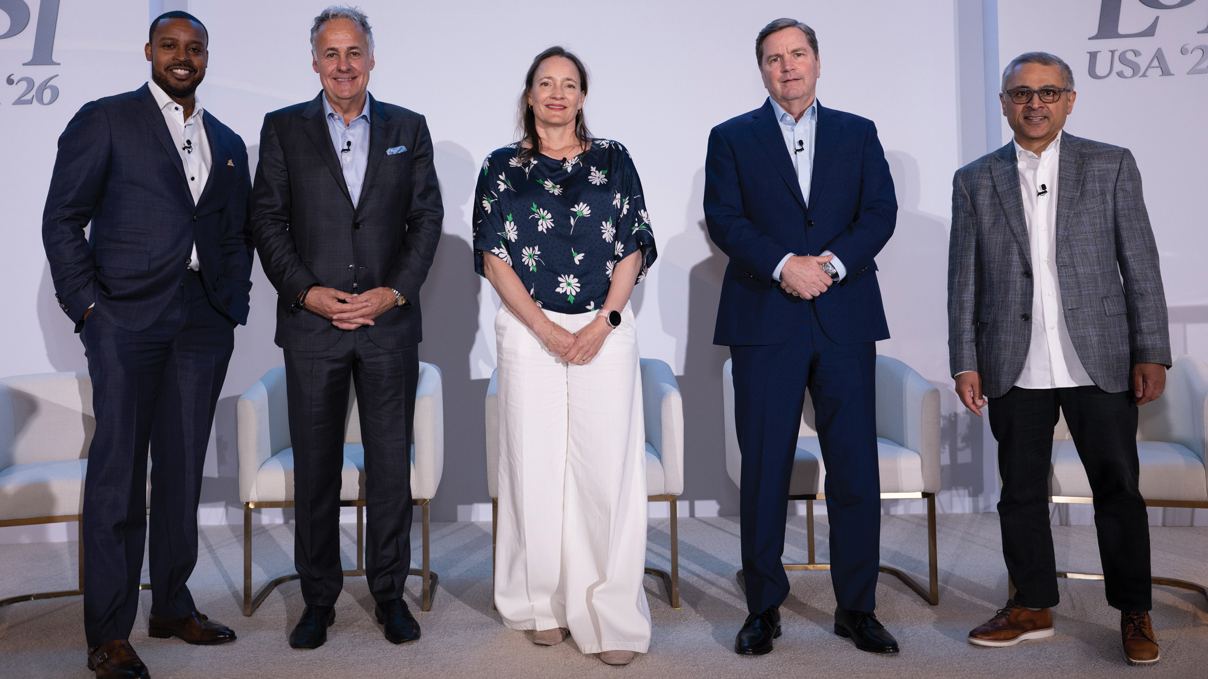 Panelists on stage at LSI USA 2026 for the panel discussion titled The Future Is Integrated Sensors Data Decisions and Delivering Better Care