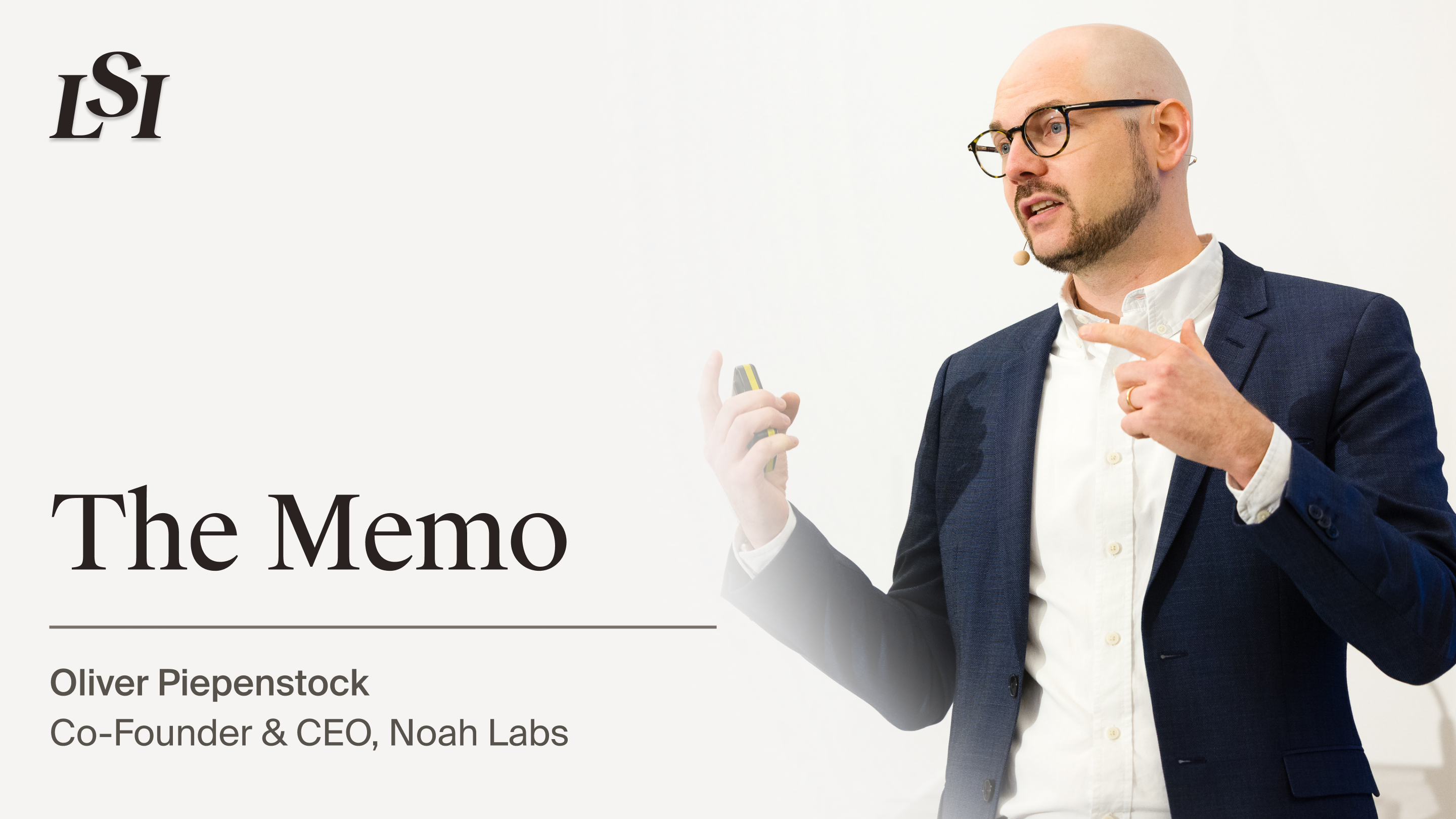 Oliver Piepenstock, Co-Founder and CEO of Noah Labs